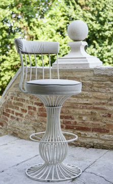 SIRIO - Iron chair by Samuele Mazza Outdoor - view 2